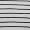 Fabric Merchants Black & White Stripes Double Brushed 4-Way Stretch Fabric